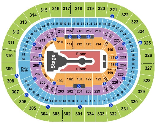 Moda Center Cardi B Seating Chart